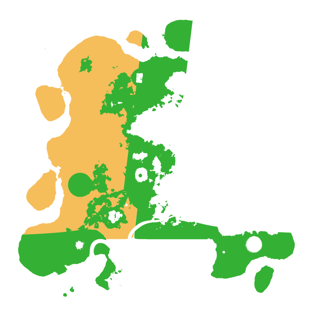 Biome Rust Map: Procedural Map, Size: 3500, Seed: 486868763