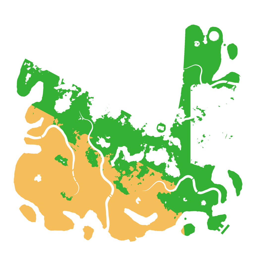 Biome Rust Map: Procedural Map, Size: 4500, Seed: 1620434