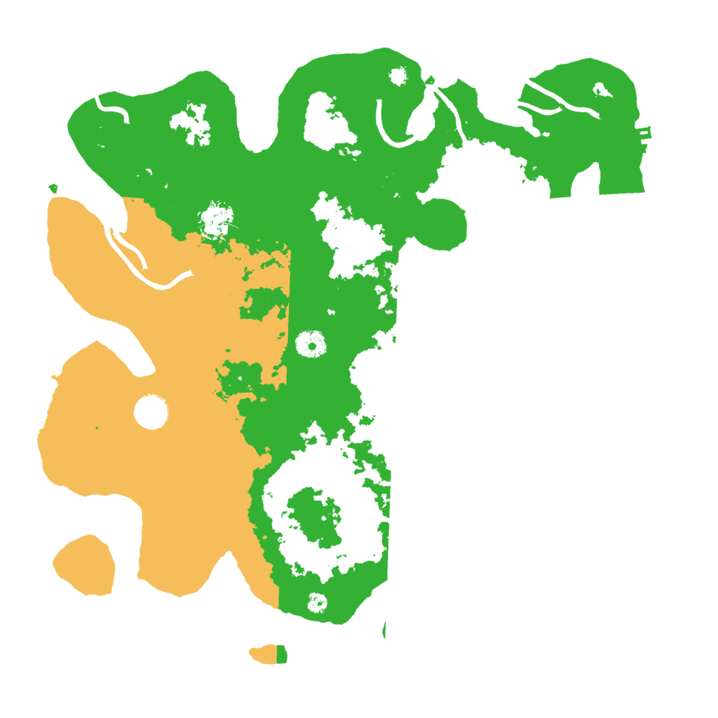 Biome Rust Map: Procedural Map, Size: 3700, Seed: 5800