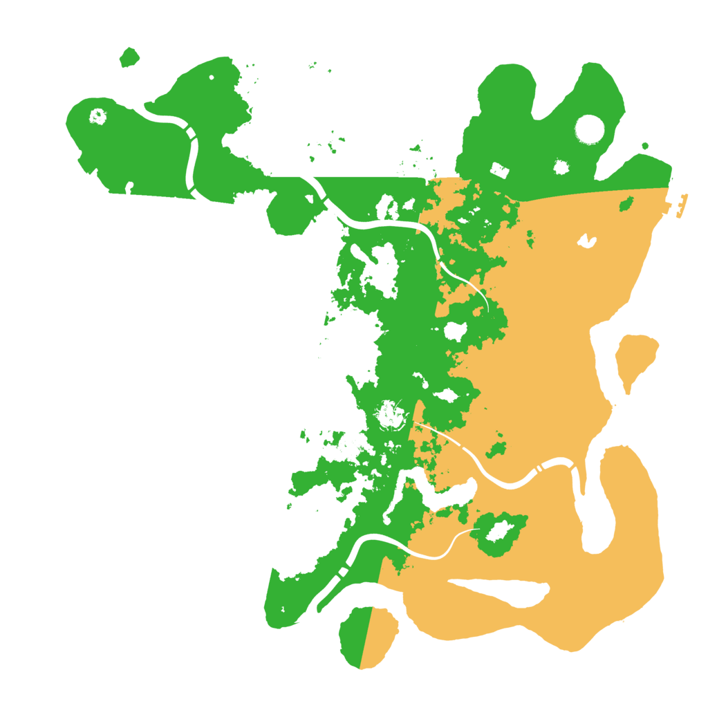 Biome Rust Map: Procedural Map, Size: 4250, Seed: 23455