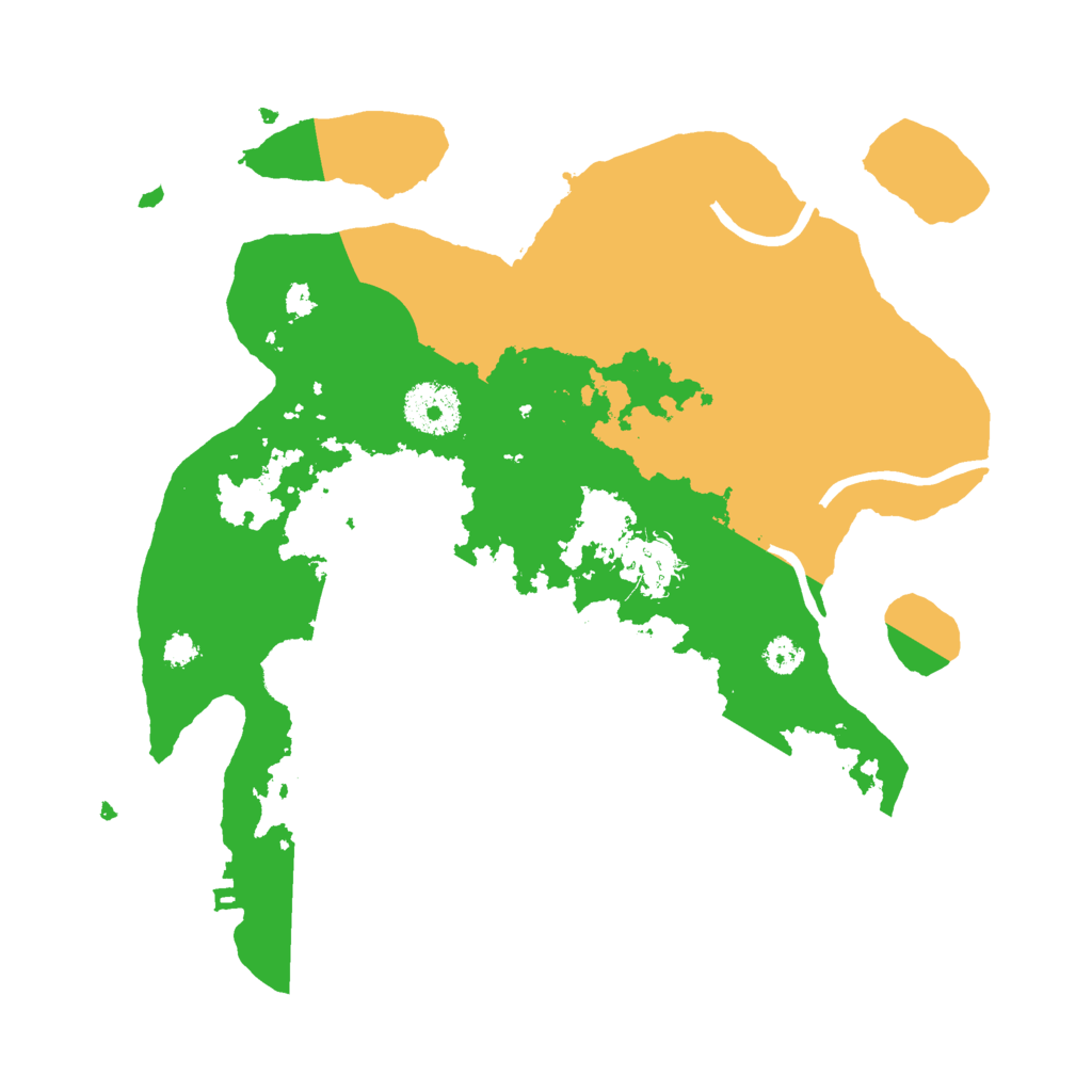 Biome Rust Map: Procedural Map, Size: 3000, Seed: 121178659