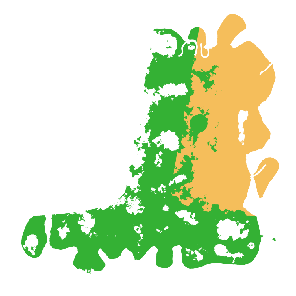 Biome Rust Map: Procedural Map, Size: 4500, Seed: 981413