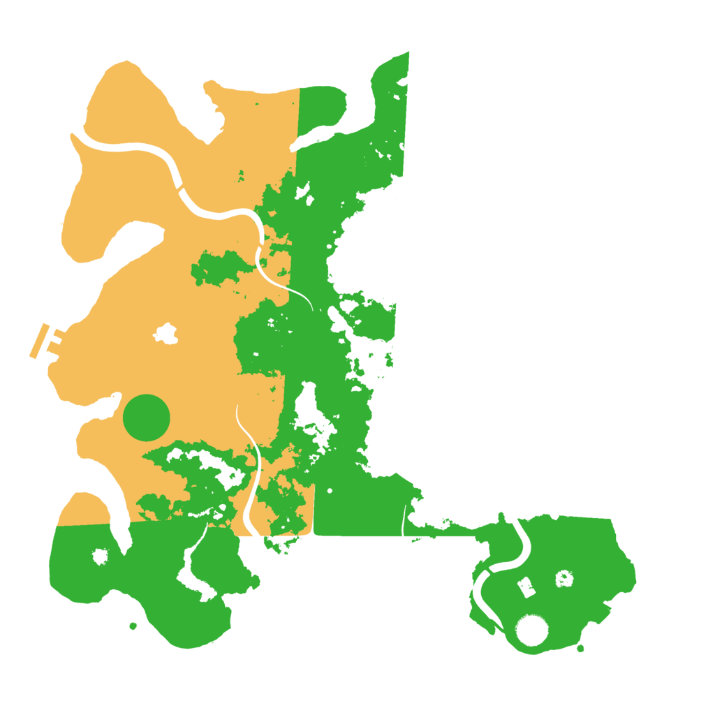 Biome Rust Map: Procedural Map, Size: 4000, Seed: 259124501