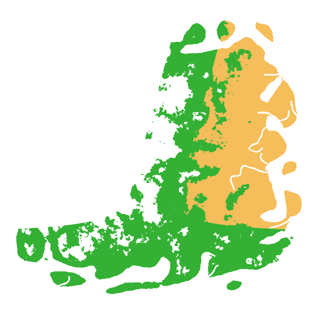 Biome Rust Map: Procedural Map, Size: 5000, Seed: 77777