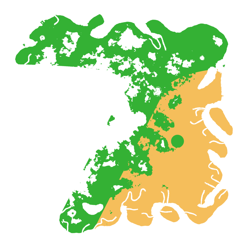 Biome Rust Map: Procedural Map, Size: 5000, Seed: 758304335