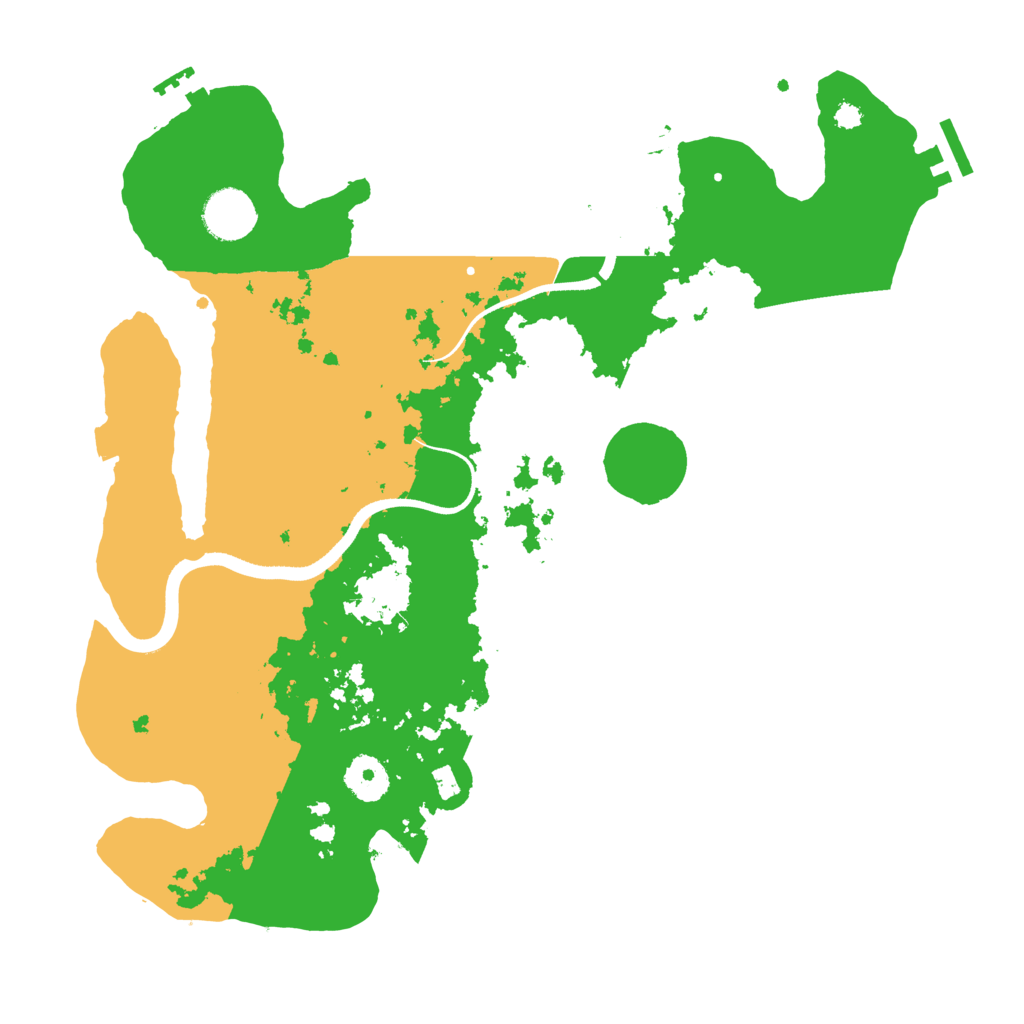 Biome Rust Map: Procedural Map, Size: 3500, Seed: 194804863