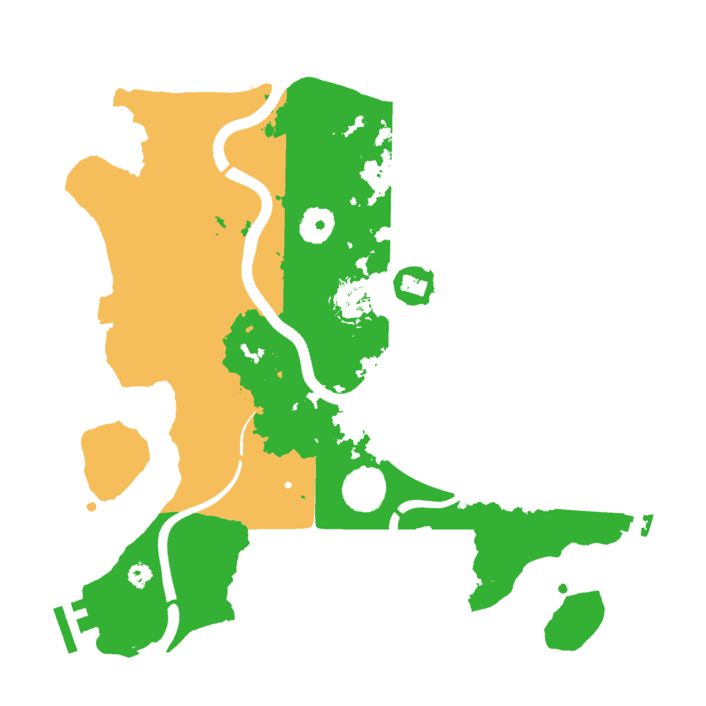 Biome Rust Map: Procedural Map, Size: 3000, Seed: 289113029