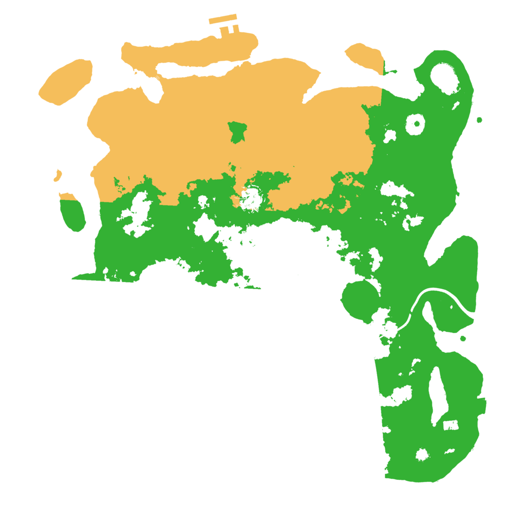 Biome Rust Map: Procedural Map, Size: 3800, Seed: 1104992137