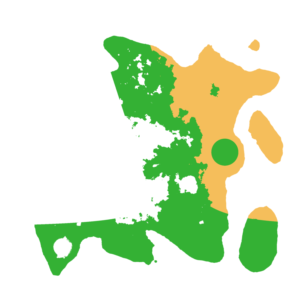 Biome Rust Map: Barren, Size: 3000, Seed: 1291722910