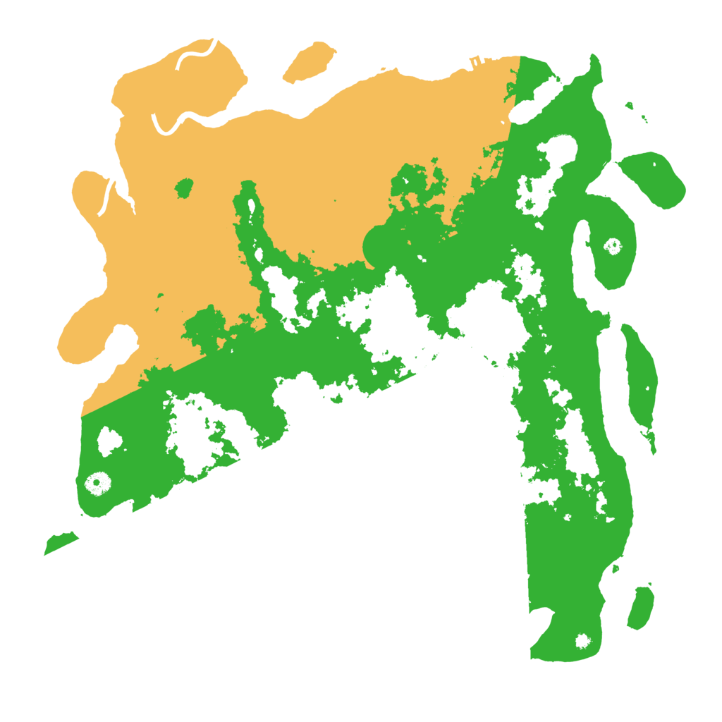 Biome Rust Map: Procedural Map, Size: 4500, Seed: 463277080