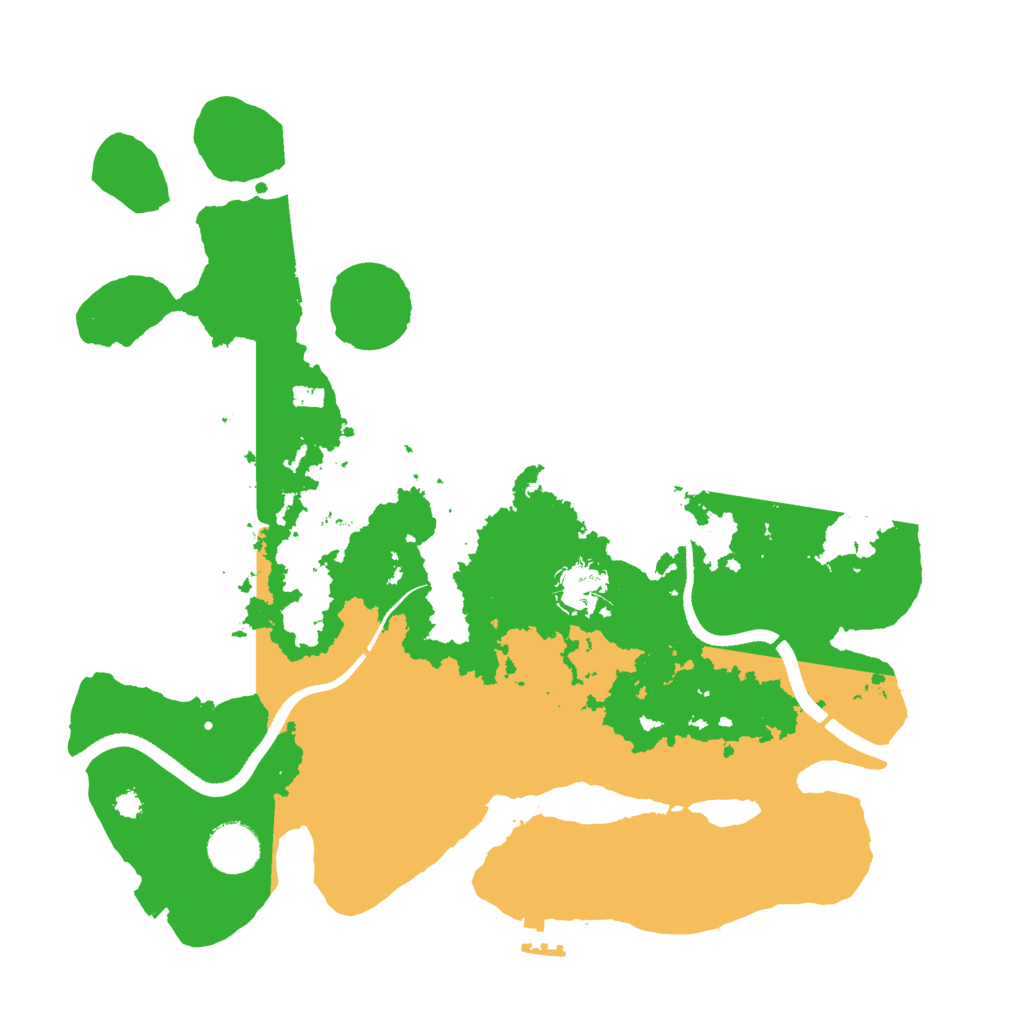 Biome Rust Map: Procedural Map, Size: 3500, Seed: 534883