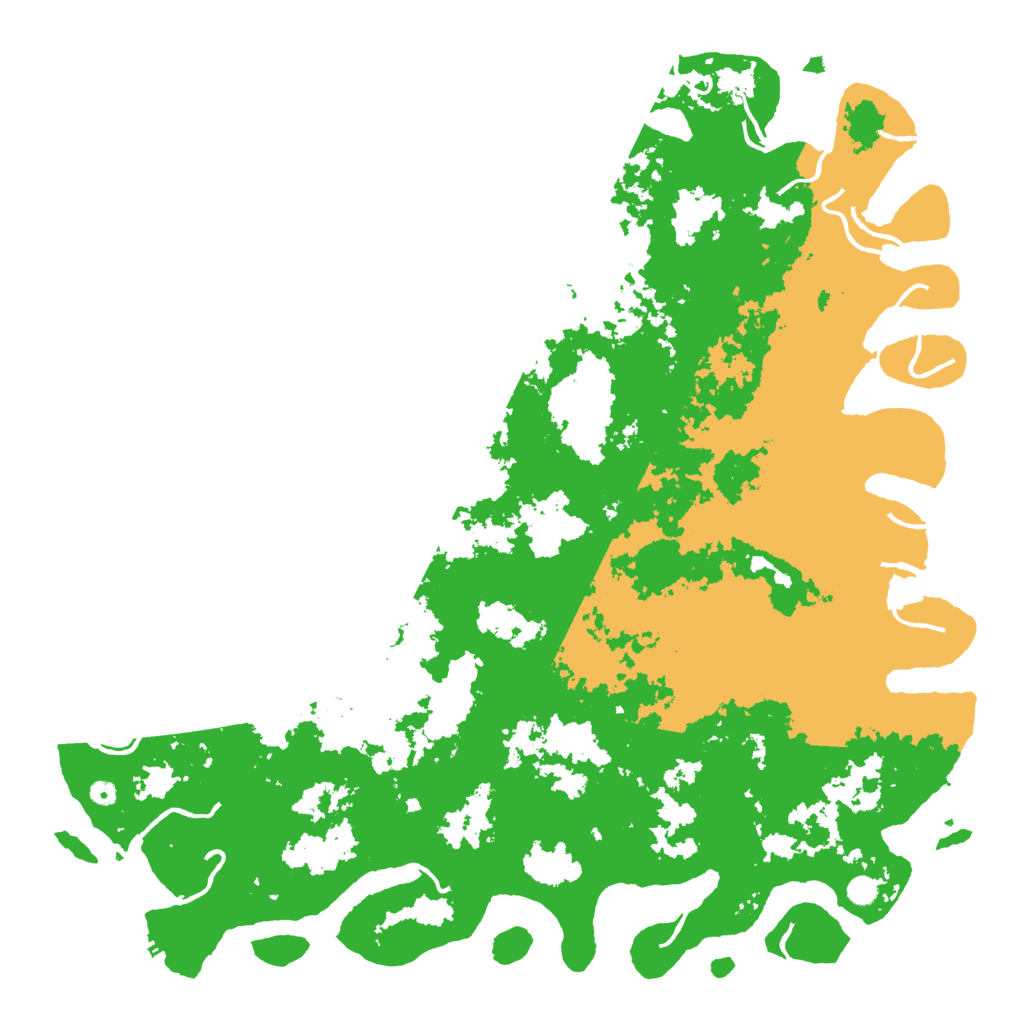 Biome Rust Map: Procedural Map, Size: 6000, Seed: 436009