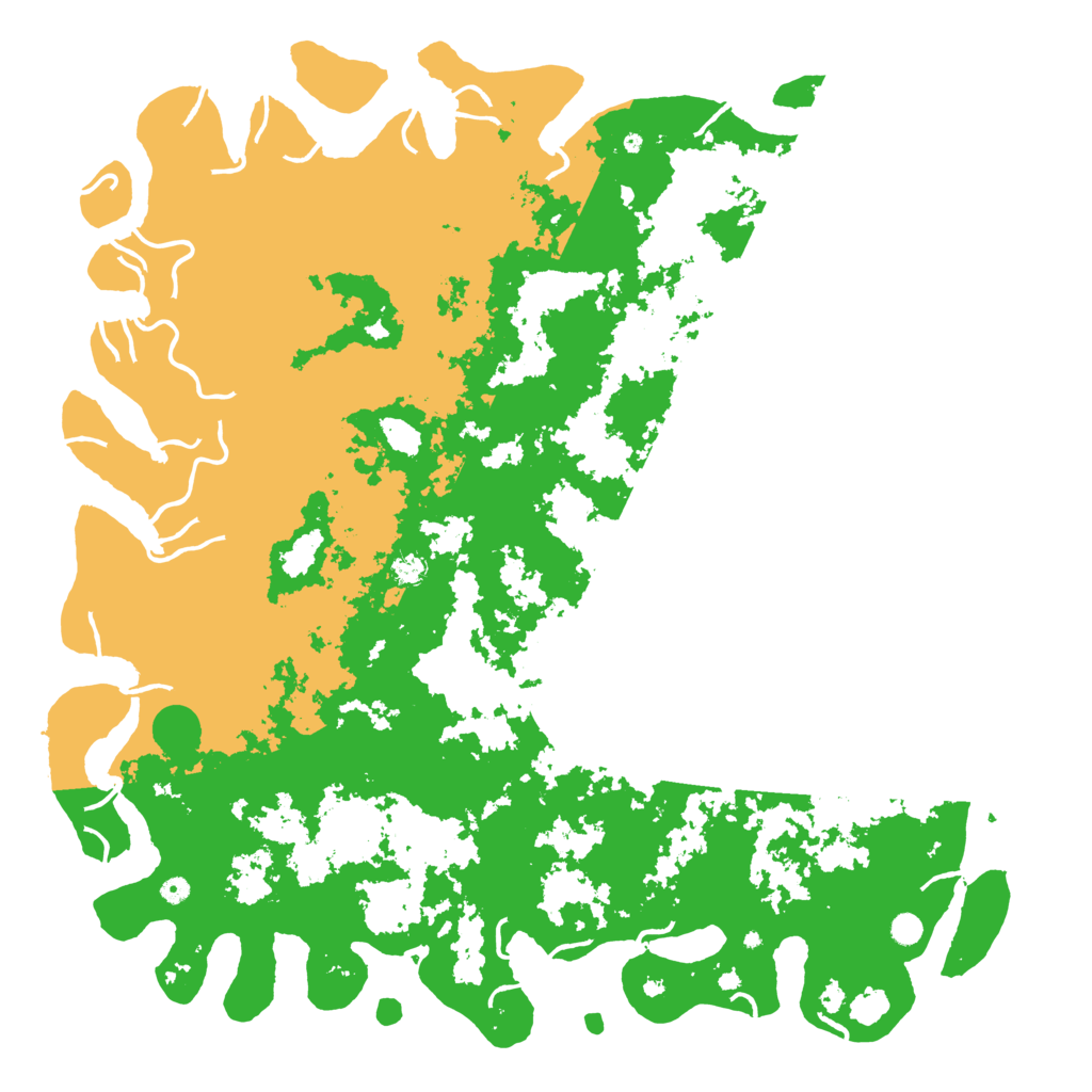 Biome Rust Map: Procedural Map, Size: 6000, Seed: 527620