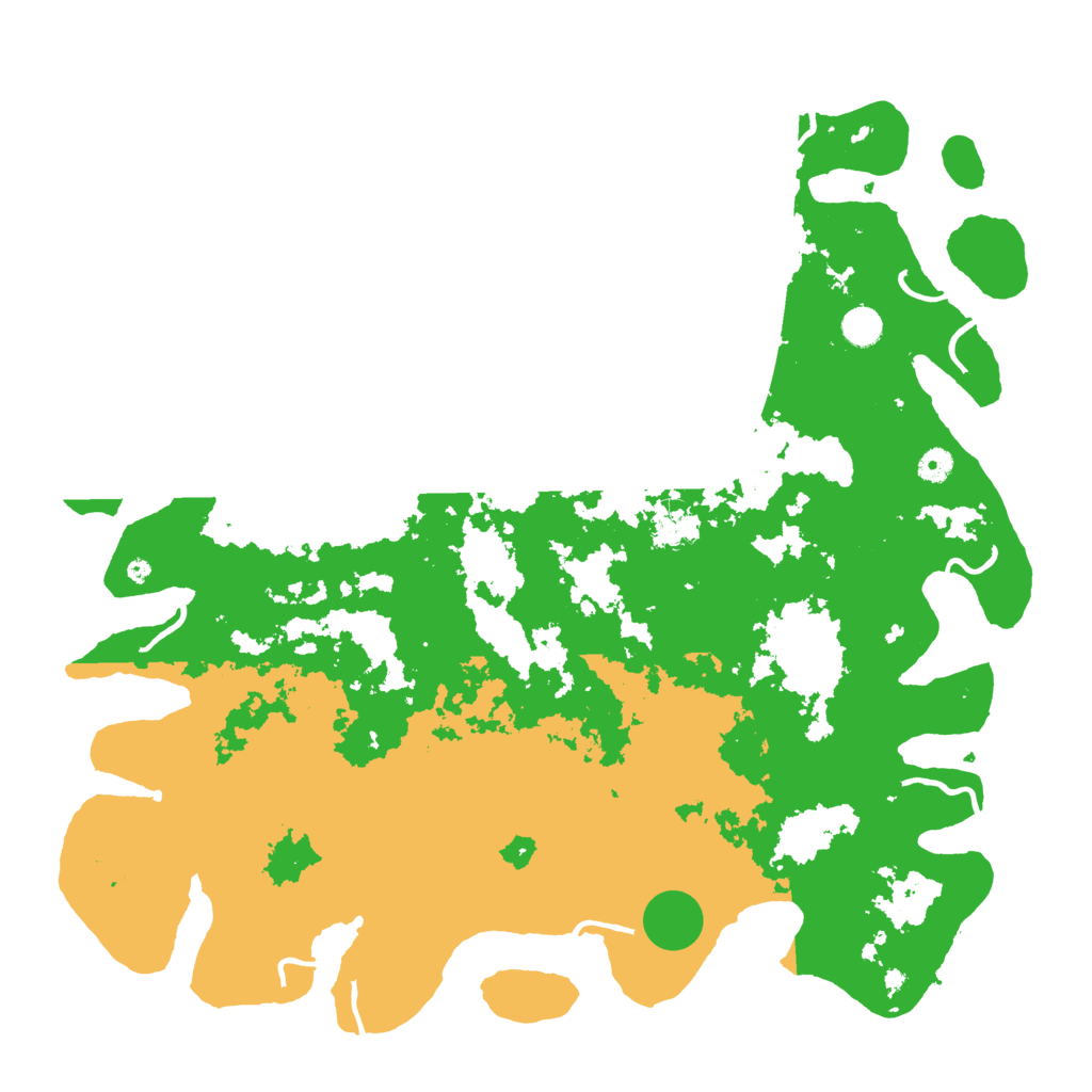Biome Rust Map: Procedural Map, Size: 4800, Seed: 95896947