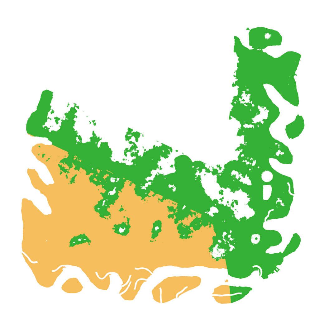 Biome Rust Map: Procedural Map, Size: 5000, Seed: 58435