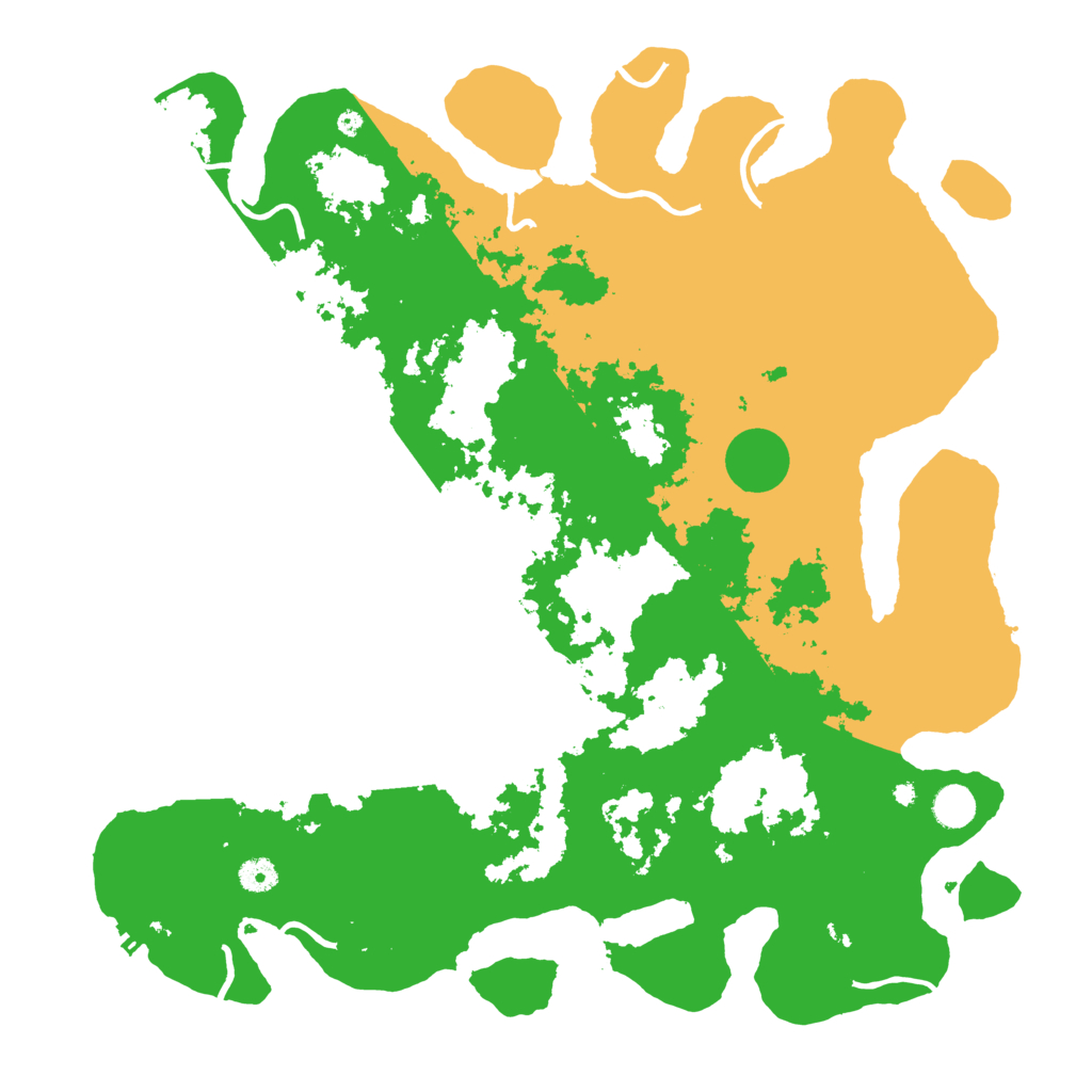 Biome Rust Map: Procedural Map, Size: 4500, Seed: 14007