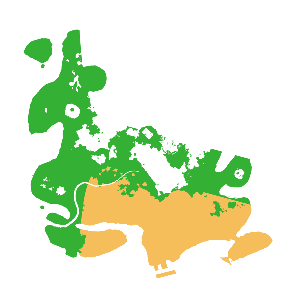Biome Rust Map: Procedural Map, Size: 3000, Seed: 14643253