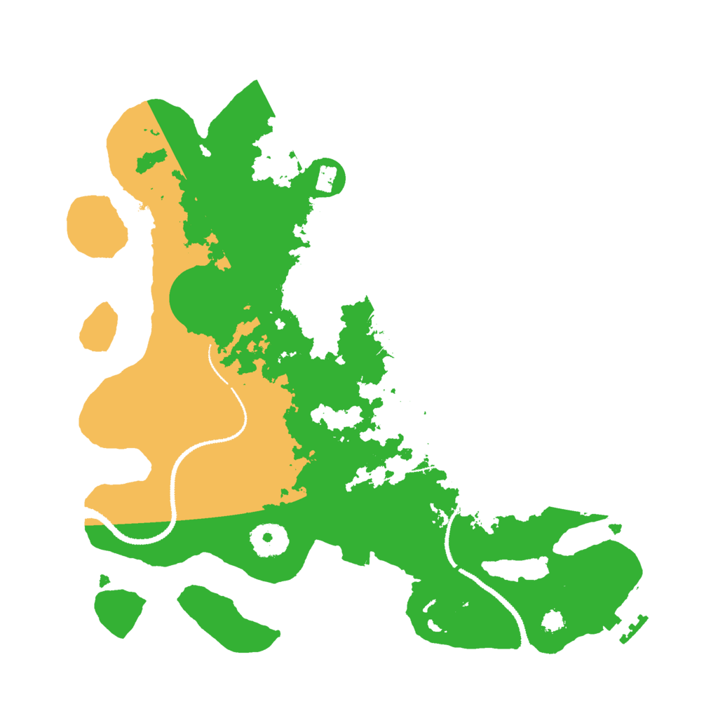 Biome Rust Map: Procedural Map, Size: 3000, Seed: 67968