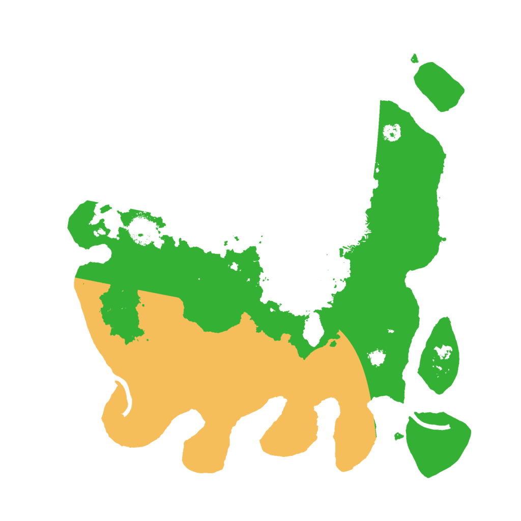 Biome Rust Map: Procedural Map, Size: 3000, Seed: 71841