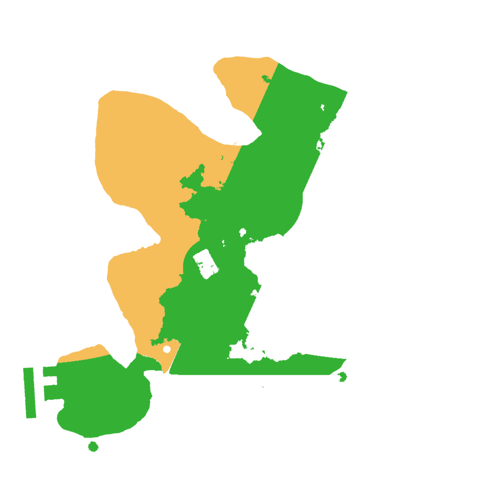 Biome Rust Map: Procedural Map, Size: 2000, Seed: 25