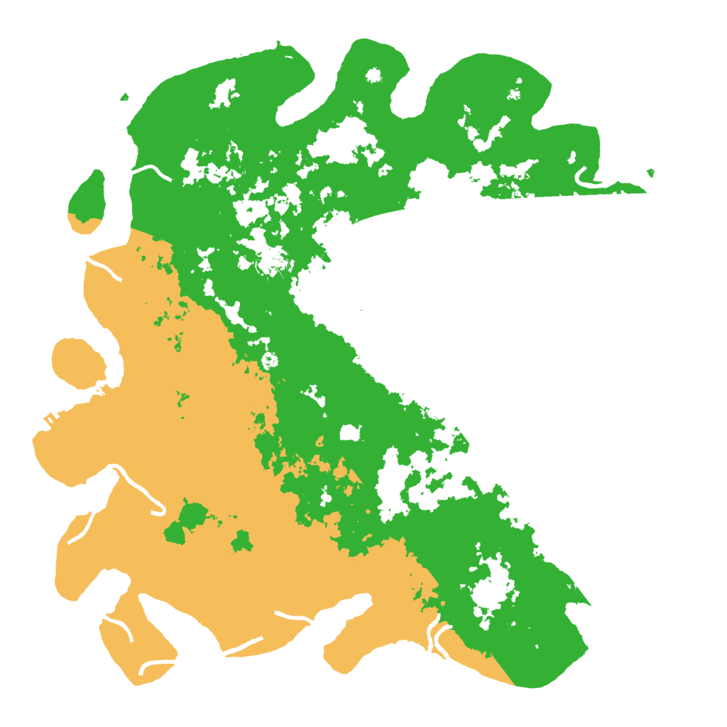 Biome Rust Map: Procedural Map, Size: 4400, Seed: 1111