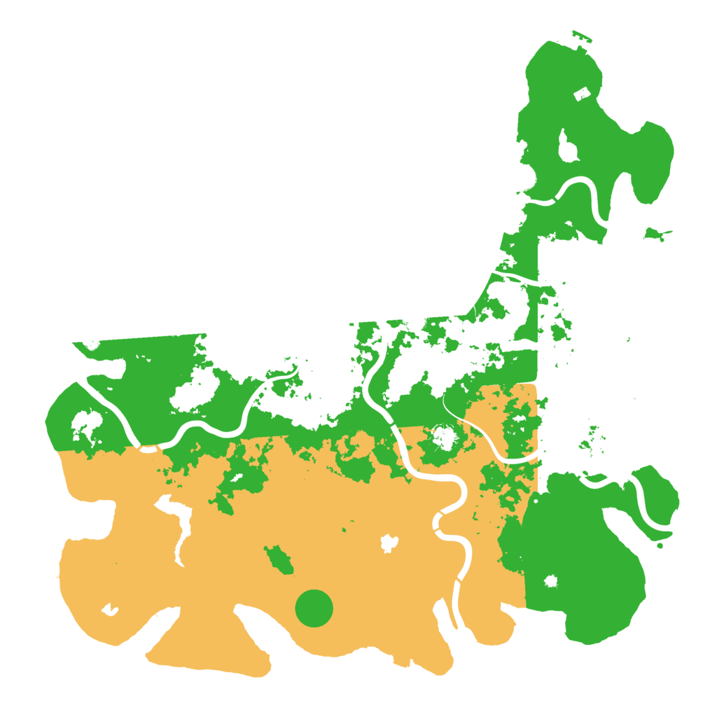 Biome Rust Map: Procedural Map, Size: 5000, Seed: 1471478740