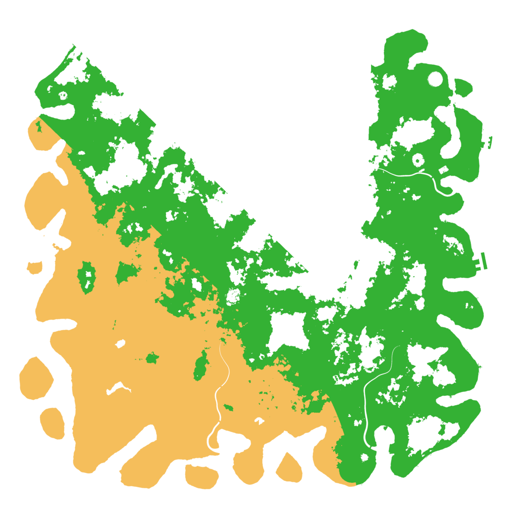 Biome Rust Map: Procedural Map, Size: 6000, Seed: 2065894