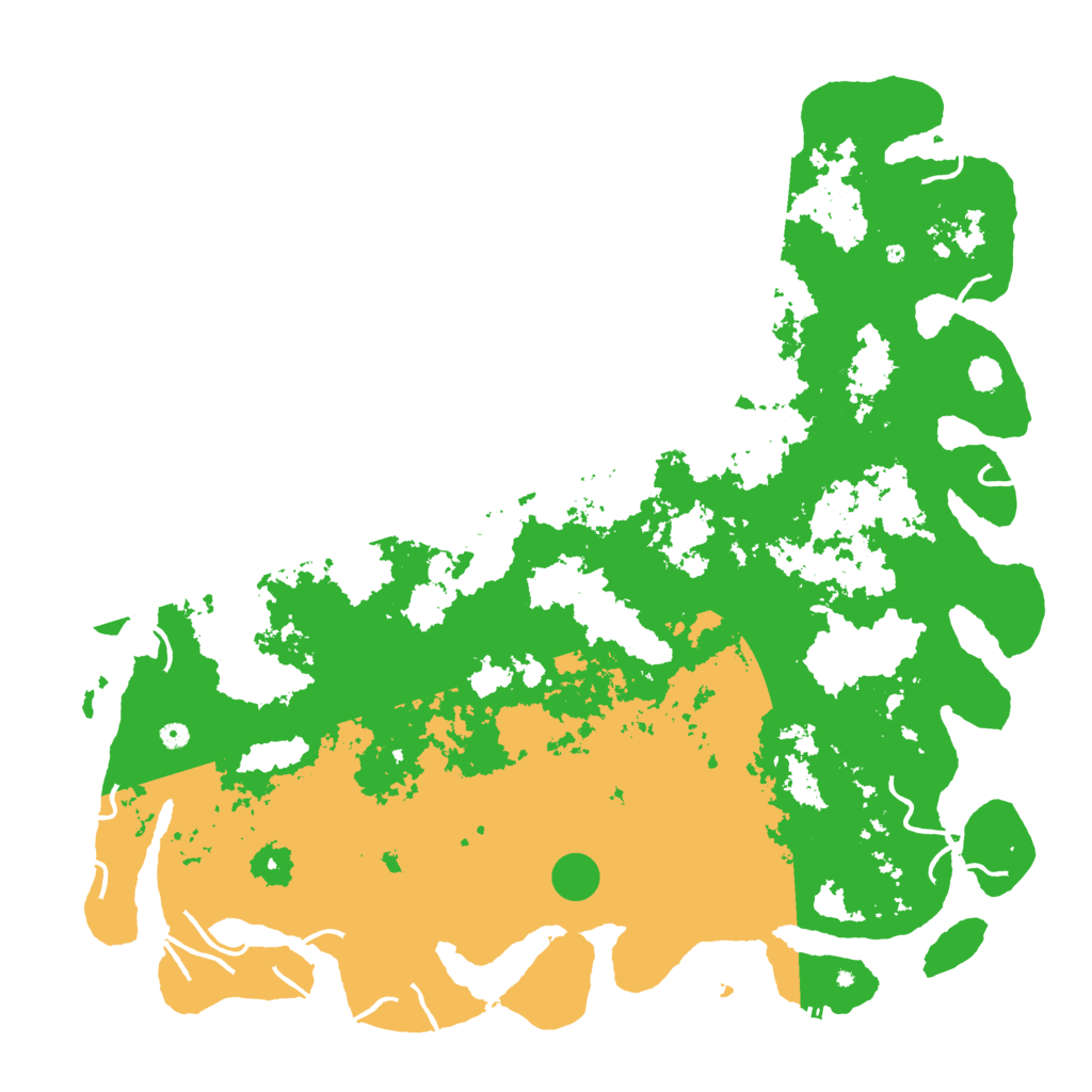 Biome Rust Map: Procedural Map, Size: 6000, Seed: 444565