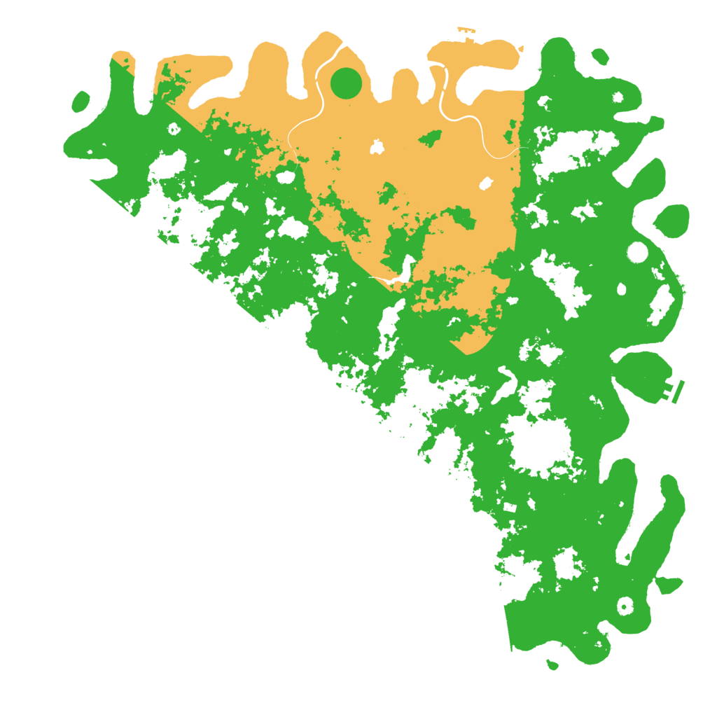 Biome Rust Map: Procedural Map, Size: 6000, Seed: 1046527