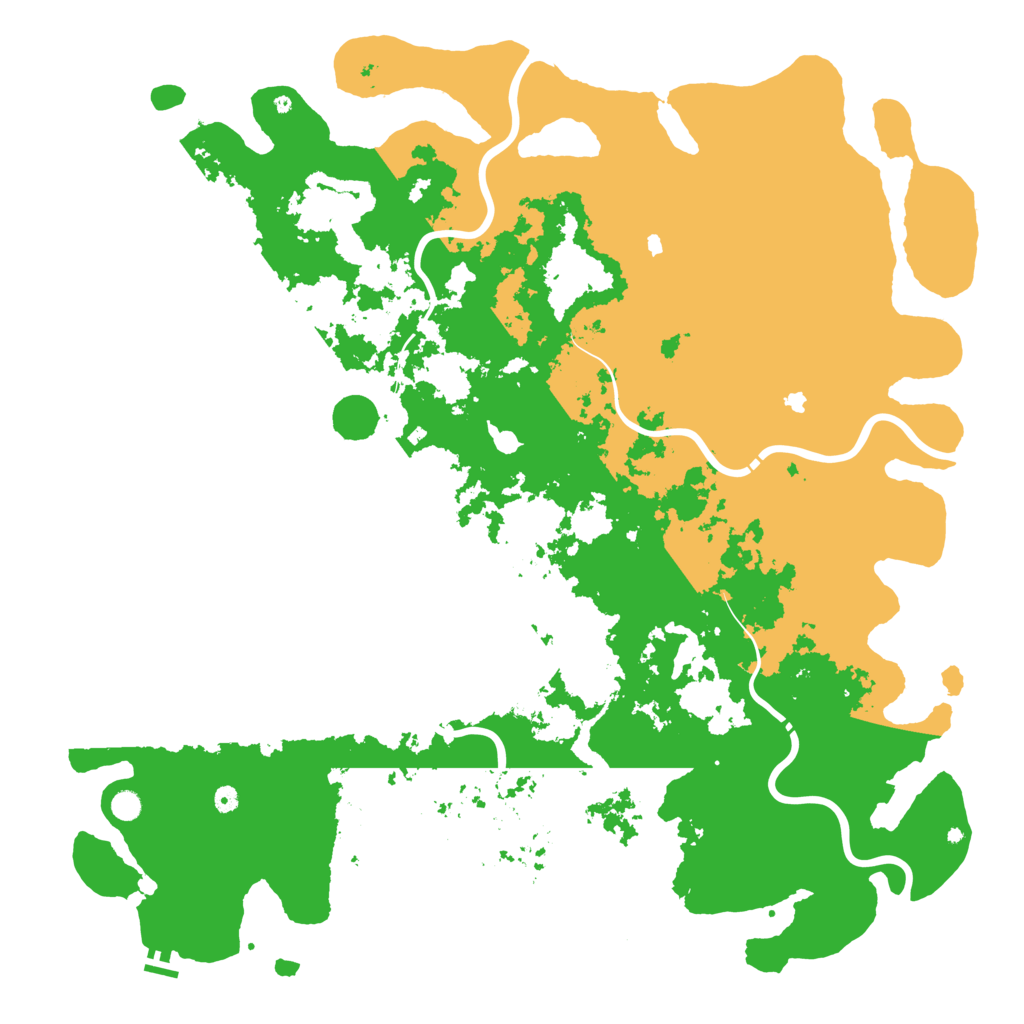 Biome Rust Map: Procedural Map, Size: 6000, Seed: 8780