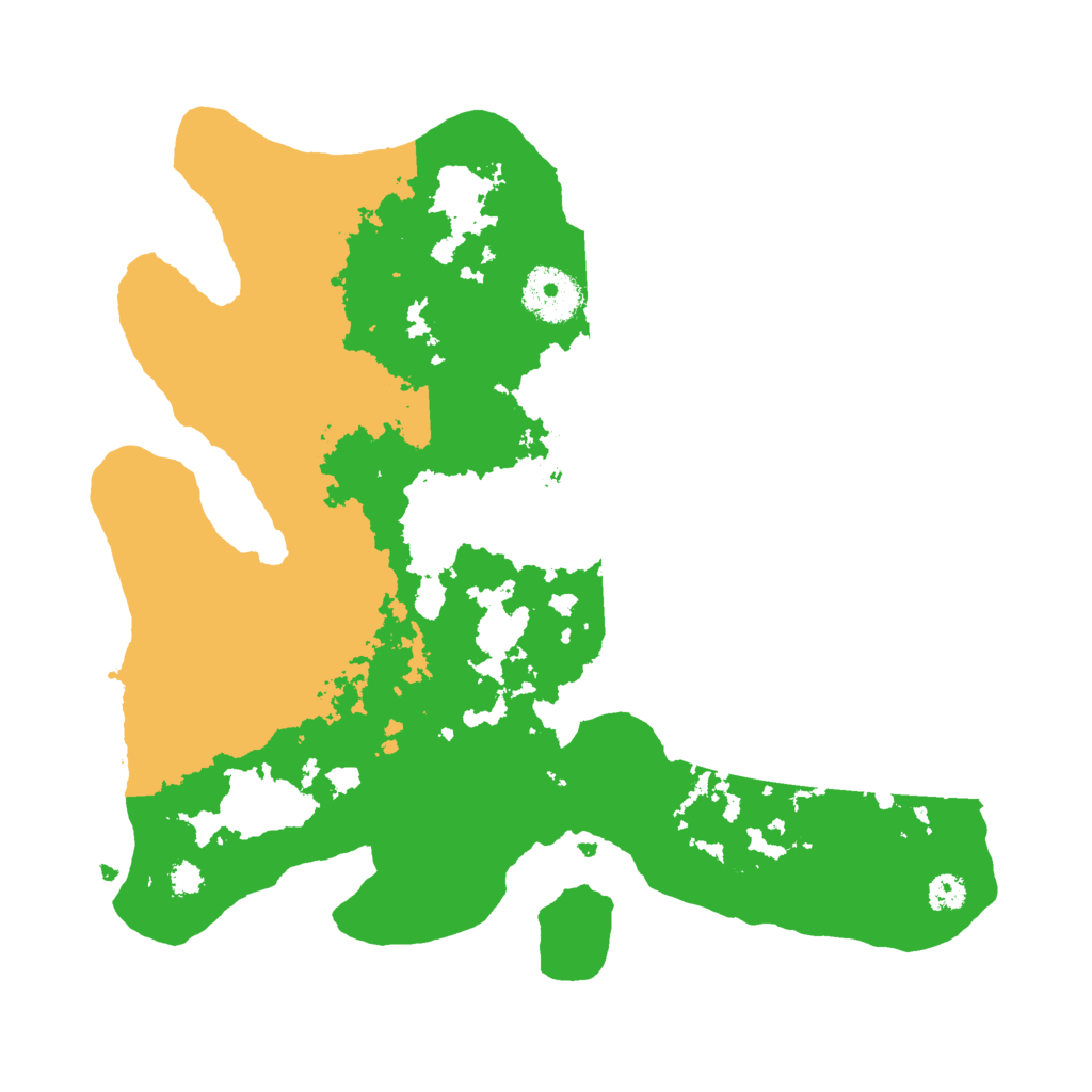 Biome Rust Map: Procedural Map, Size: 3000, Seed: 124151
