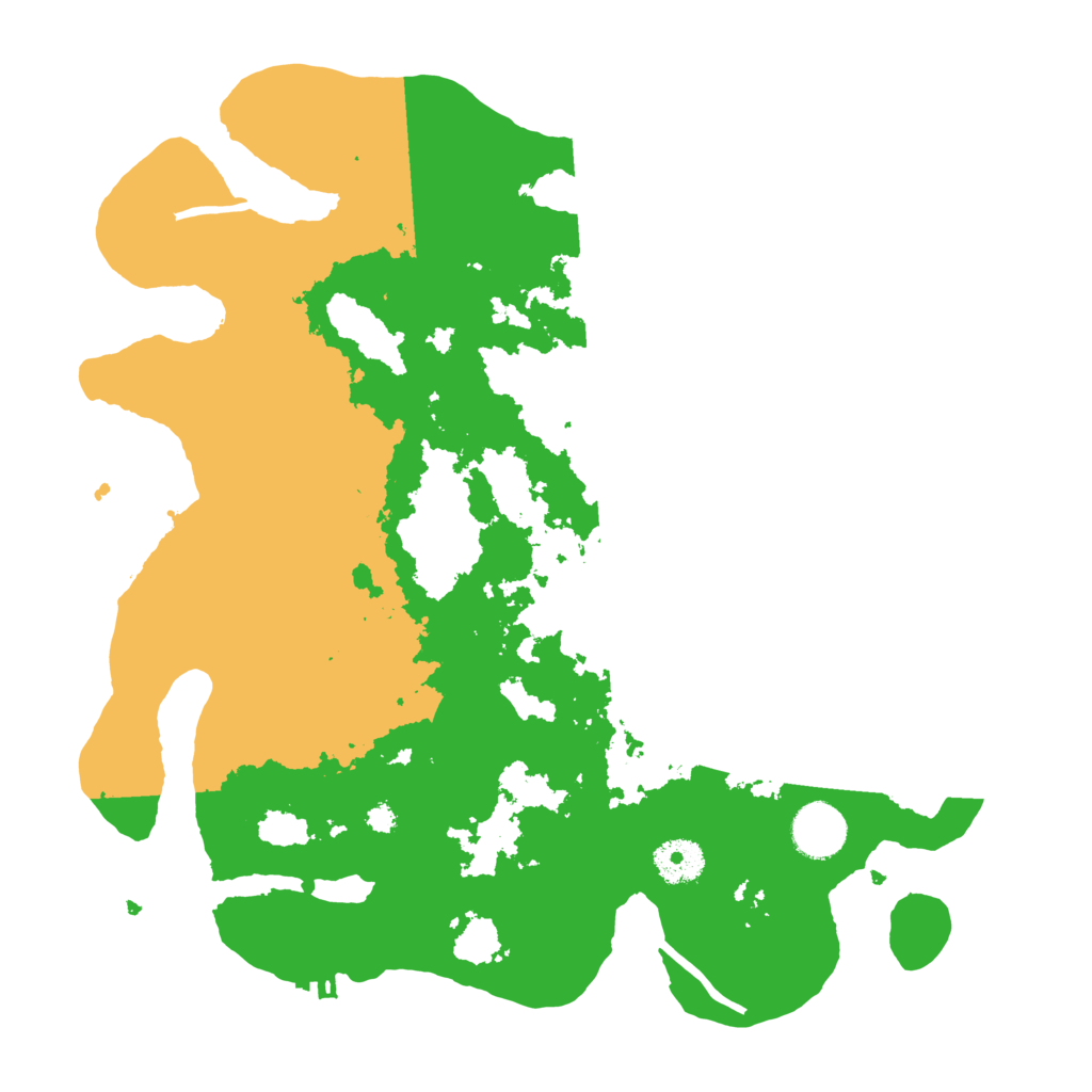 Biome Rust Map: Procedural Map, Size: 3500, Seed: 1990219528