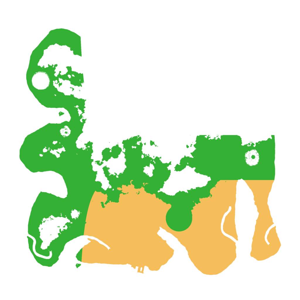 Biome Rust Map: Procedural Map, Size: 3000, Seed: 728200992