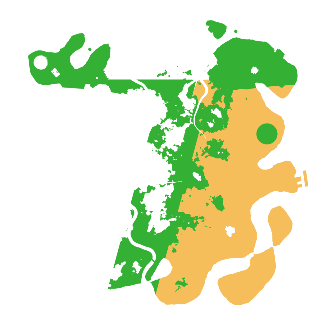 Biome Rust Map: Procedural Map, Size: 4000, Seed: 11231111