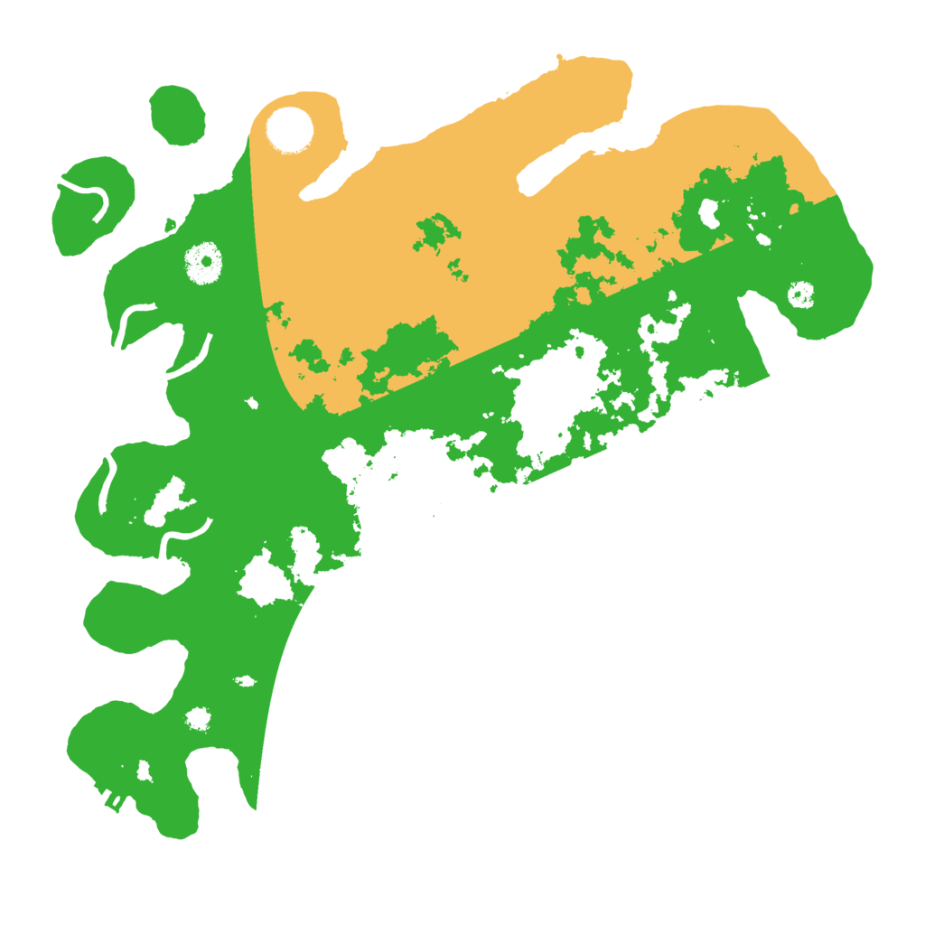 Biome Rust Map: Procedural Map, Size: 3500, Seed: 2039417341