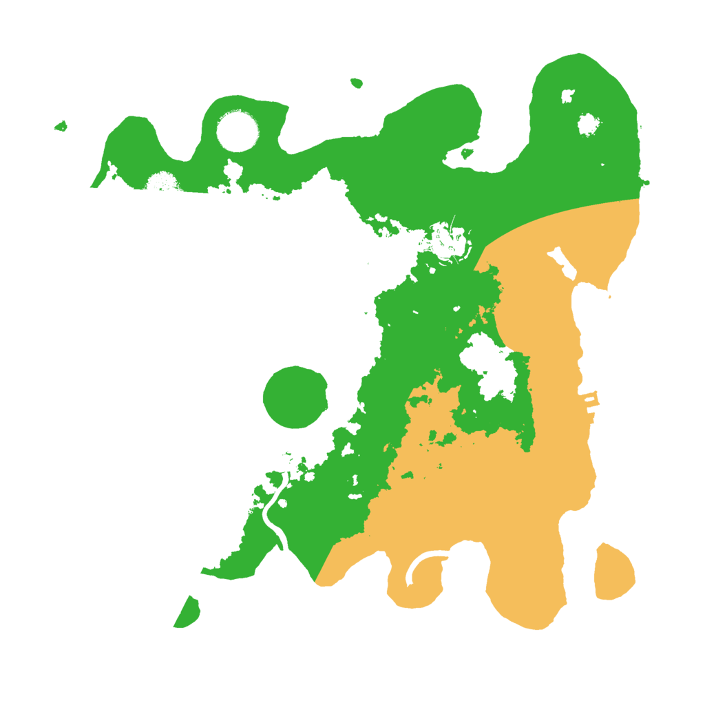 Biome Rust Map: Procedural Map, Size: 3000, Seed: 12354