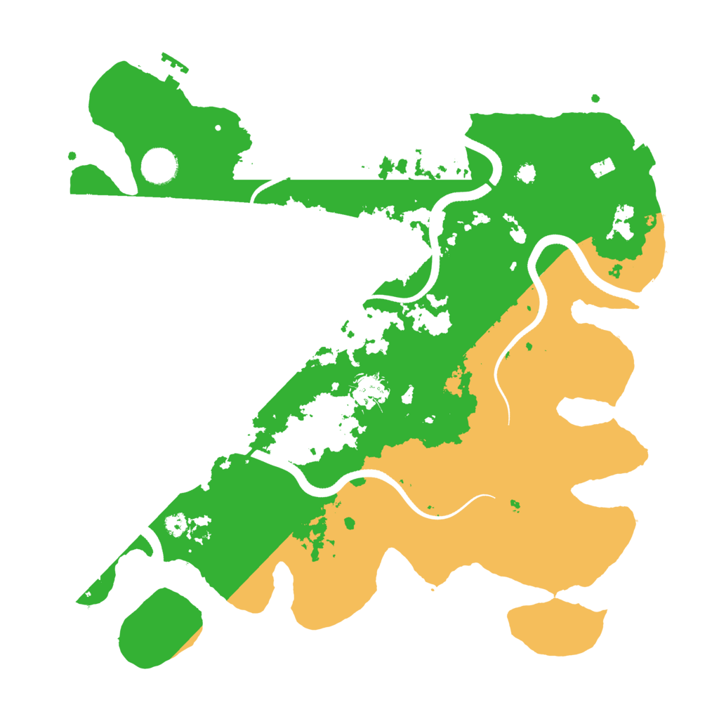 Biome Rust Map: Procedural Map, Size: 3500, Seed: 750000