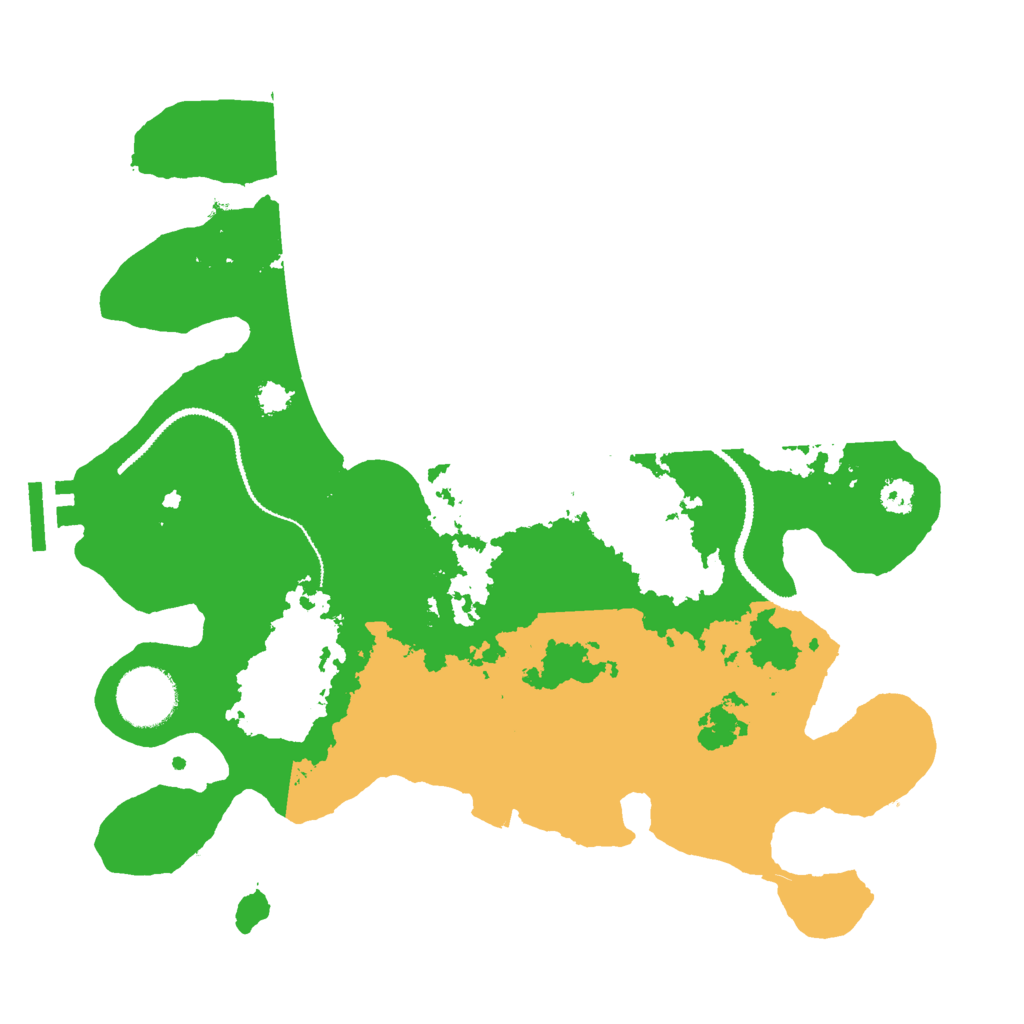 Biome Rust Map: Procedural Map, Size: 3000, Seed: 45882