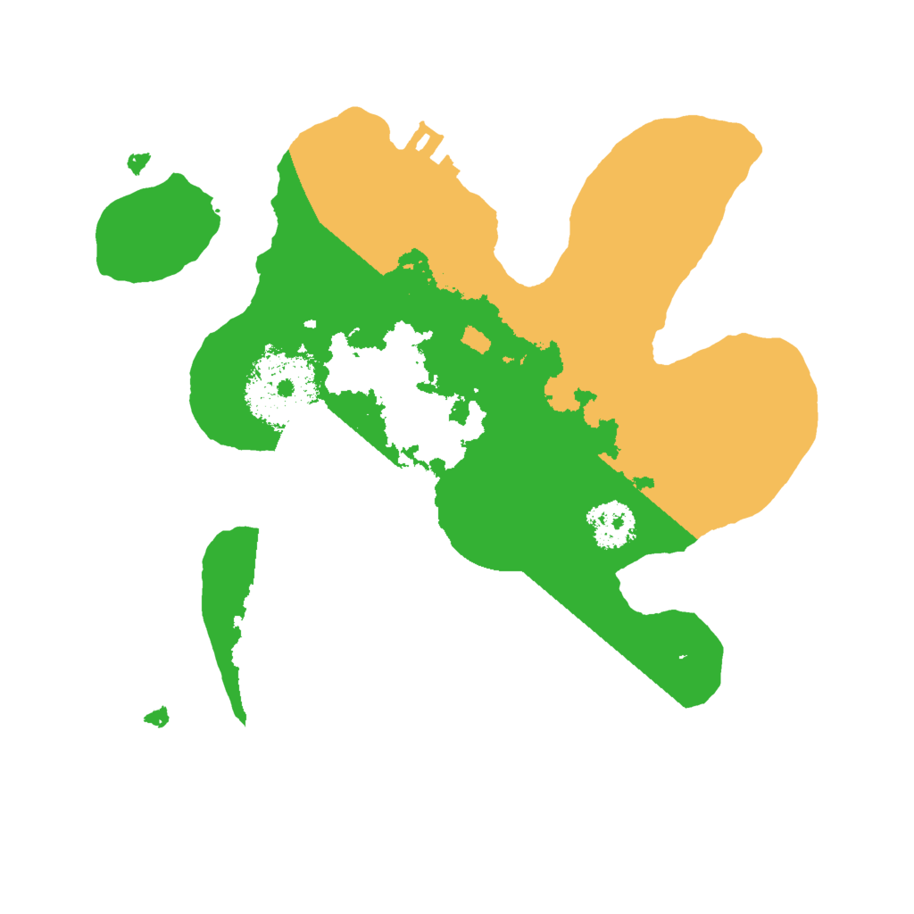 Biome Rust Map: Procedural Map, Size: 2000, Seed: 156548