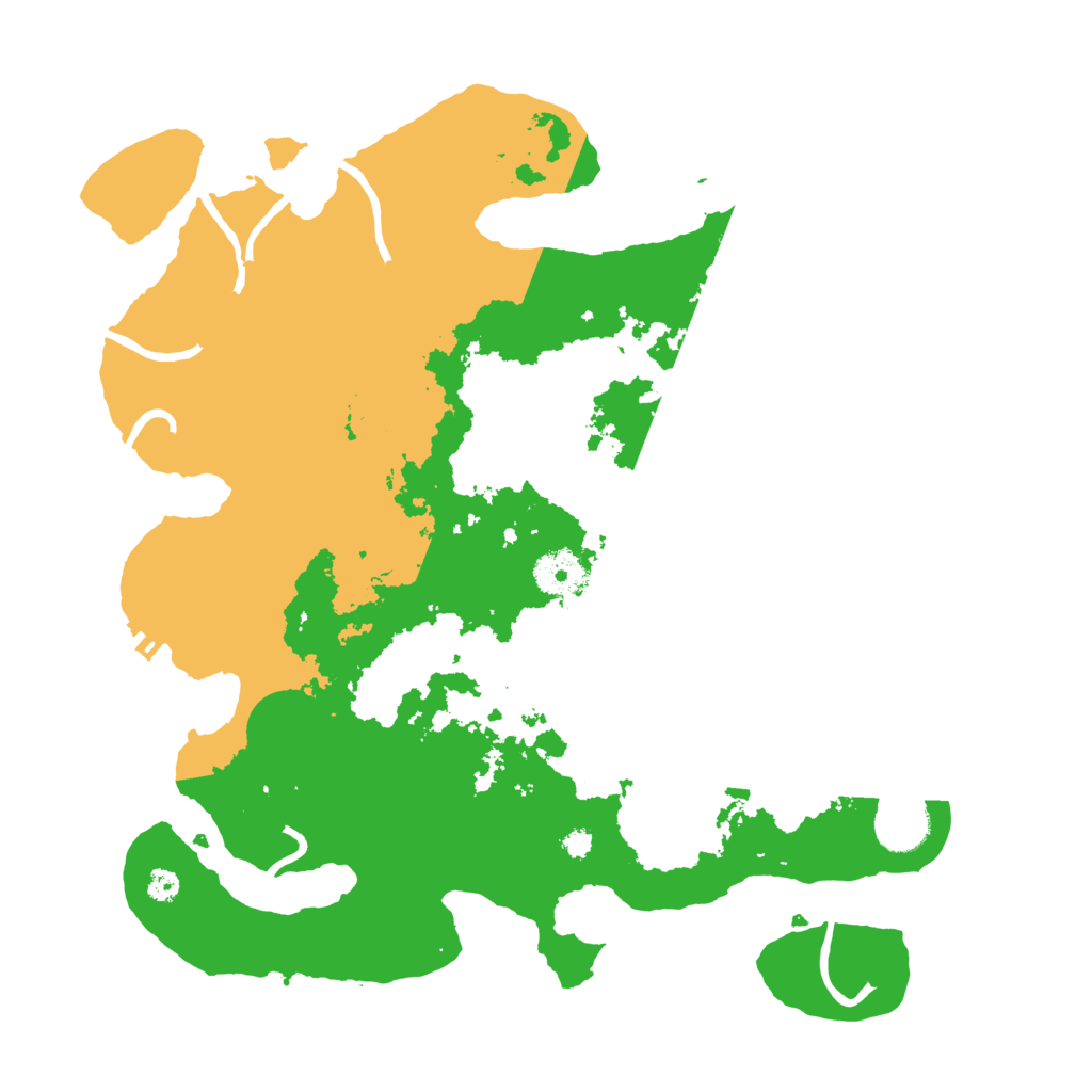 Biome Rust Map: Procedural Map, Size: 3500, Seed: 1576404577