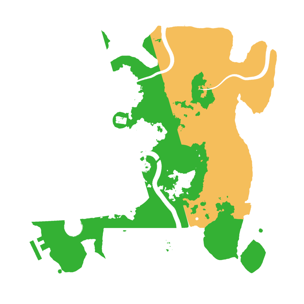 Biome Rust Map: Procedural Map, Size: 3000, Seed: 2042916533