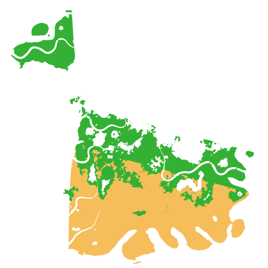 Biome Rust Map: Procedural Map, Size: 5500, Seed: 912873