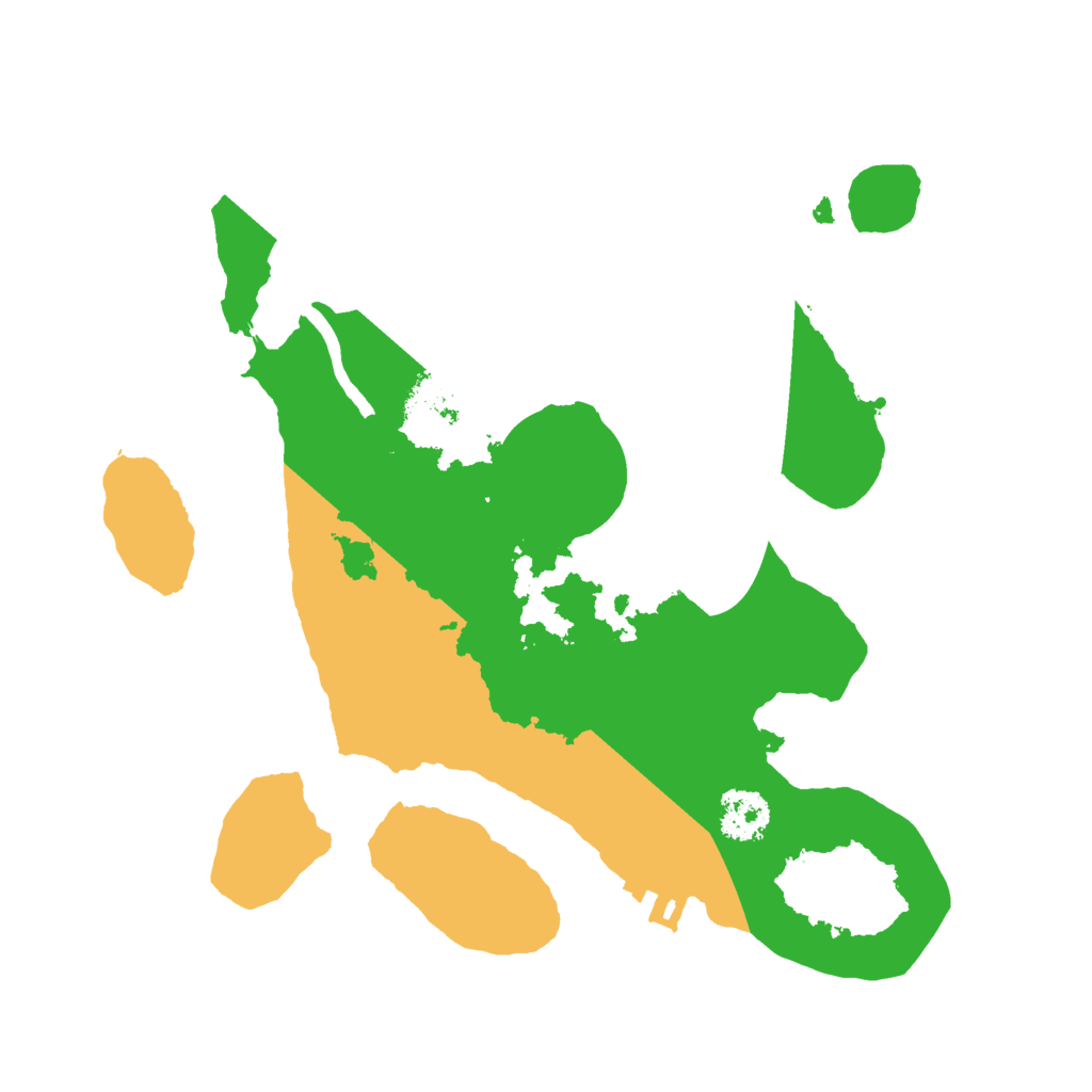 Biome Rust Map: Procedural Map, Size: 2200, Seed: 2100130467