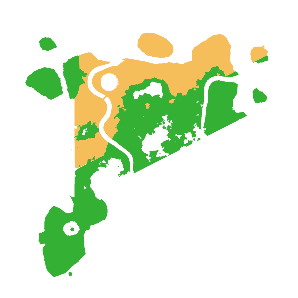 Biome Rust Map: Procedural Map, Size: 3000, Seed: 227459168