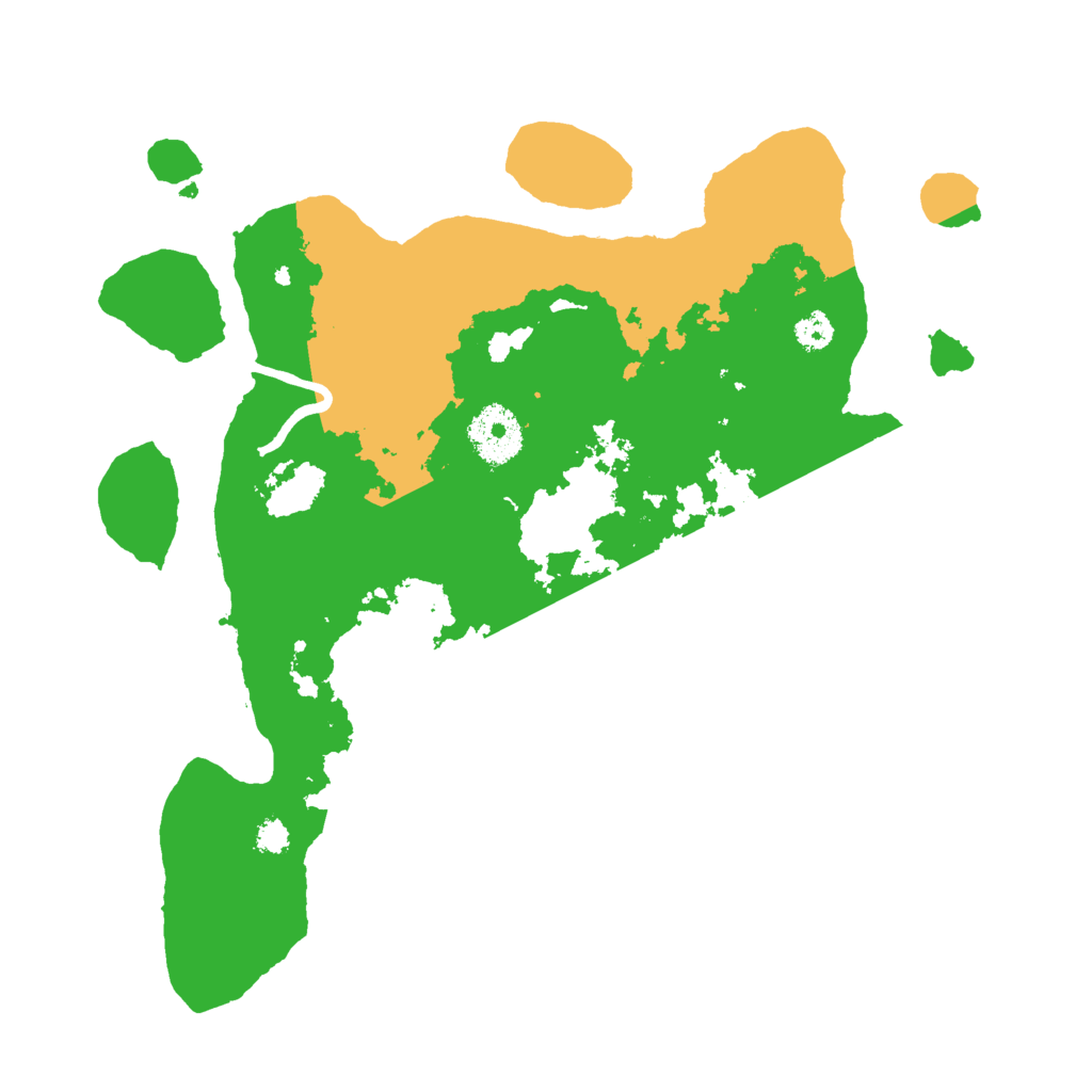 Biome Rust Map: Procedural Map, Size: 3000, Seed: 227459168