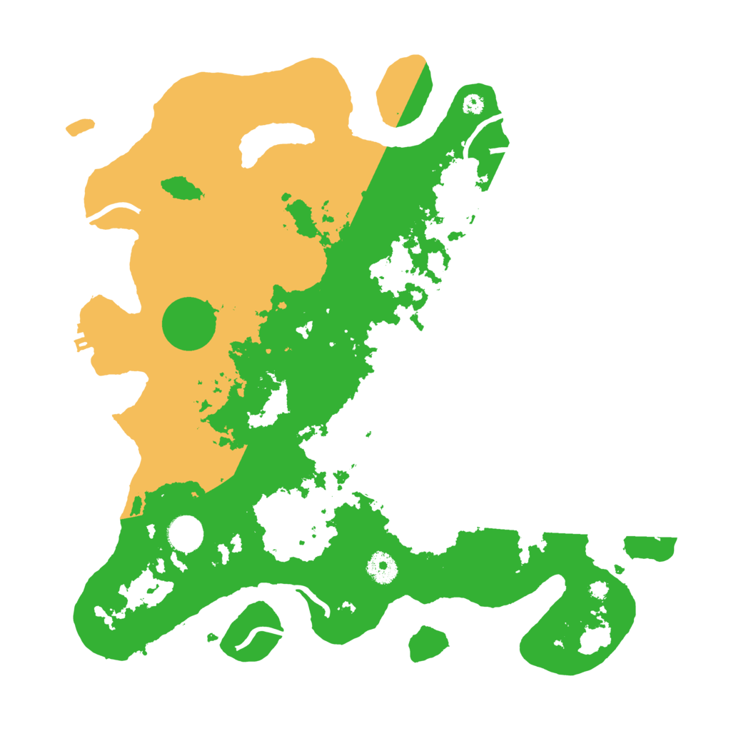 Biome Rust Map: Procedural Map, Size: 3600, Seed: 141522465