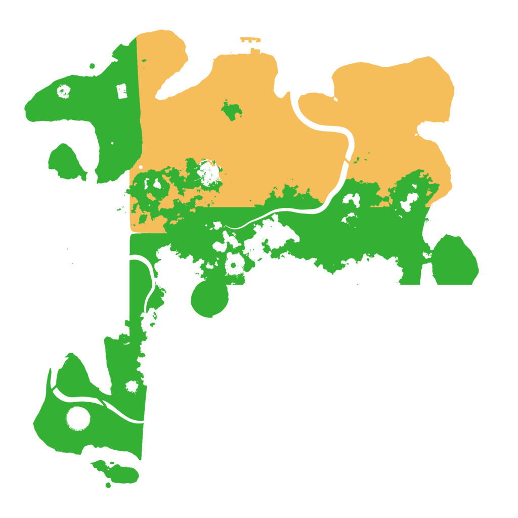 Biome Rust Map: Procedural Map, Size: 3850, Seed: 102179099