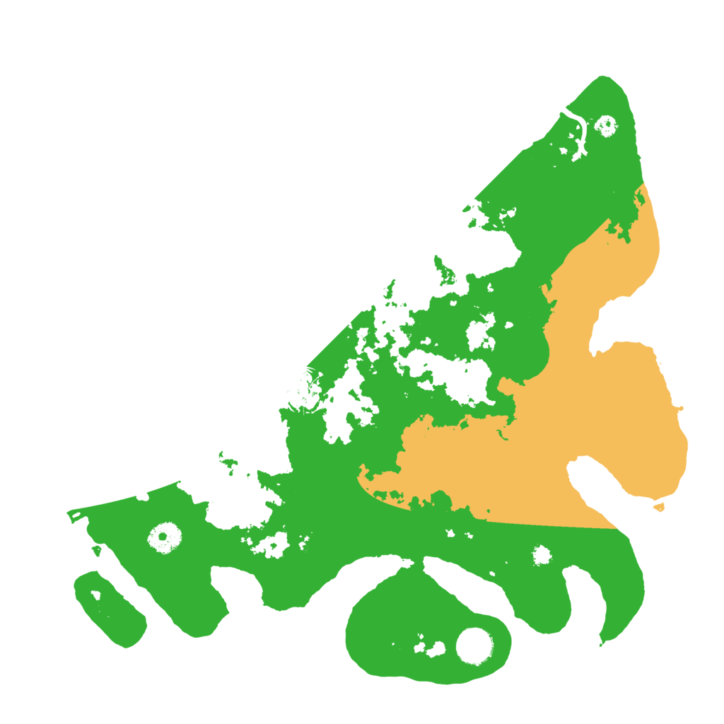 Biome Rust Map: Procedural Map, Size: 3500, Seed: 1074288704