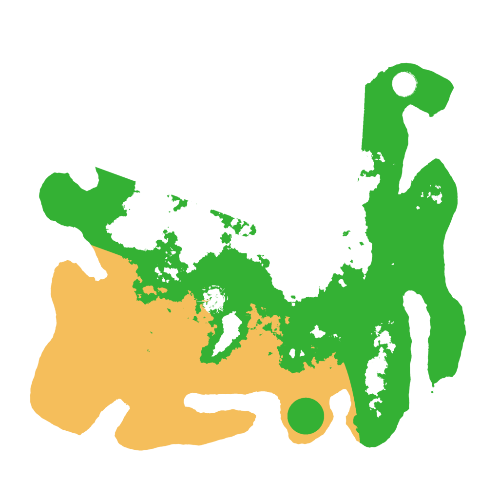 Biome Rust Map: Barren, Size: 3600, Seed: 2038464293