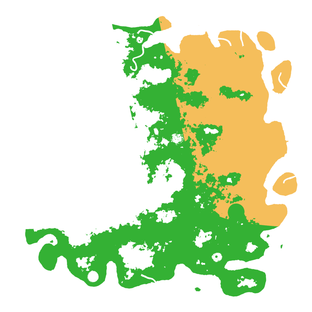 Biome Rust Map: Procedural Map, Size: 5000, Seed: 1056915395